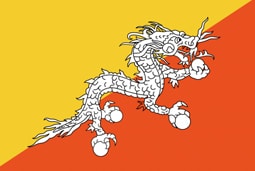 ブータン国旗の特徴や意味 由来 誕生年 フリーイラストや画像を徹底的に解説します 世界国旗ポータルサイト ワールドフラッグス